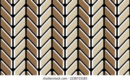 Seamless abstract geometric pattern. Vector Illustration.