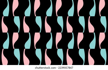 Seamless abstract geometric pattern. Vector Illustration.