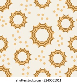 Seamless abstract geometric pattern. Vector Illustration.