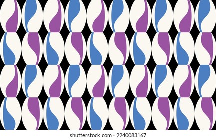 Seamless abstract geometric pattern. Vector Illustration.