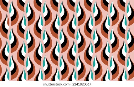 Seamless abstract geometric pattern. Vector Illustration.