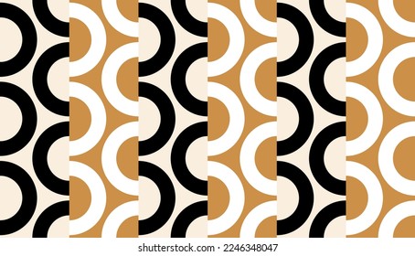 Seamless abstract geometric pattern. Vector Illustration