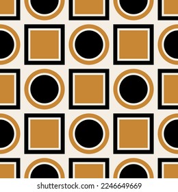 Seamless abstract geometric pattern. Vector Illustration