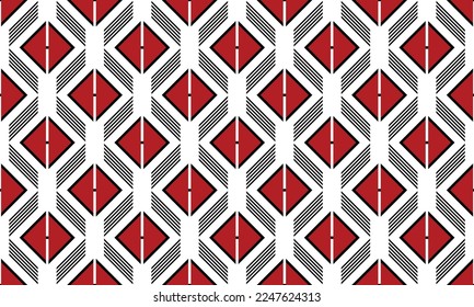 Nahtlose abstrakte geometrische Muster. Vektorgrafik