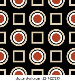 Seamless abstract geometric pattern. Vector Illustration