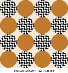 Seamless abstract geometric pattern. Vector Illustration