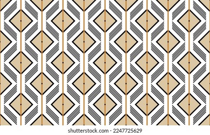 Seamless abstract geometric pattern. Vector Illustration