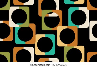 Seamless abstract geometric pattern. Vector Illustration