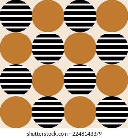 Seamless abstract geometric pattern. Vector Illustration