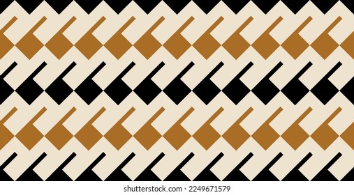 Seamless abstract geometric pattern. Vector Illustration