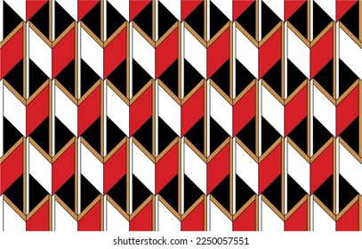 Seamless abstract geometric pattern. Vector Illustration