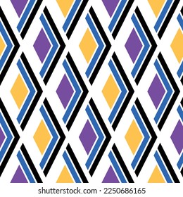Seamless abstract geometric pattern. Vector Illustration
