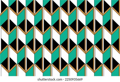 Seamless abstract geometric pattern. Vector Illustration