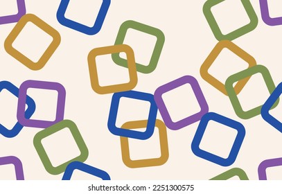 Seamless abstract geometric  pattern. Vector Illustration.