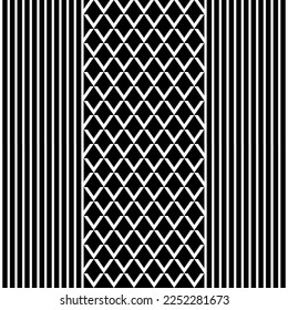 Seamless abstract geometric  pattern. Vector Illustration.