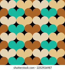 Seamless abstract geometric  pattern. Vector Illustration.