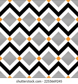 Seamless abstract geometric  pattern. Vector Illustration.