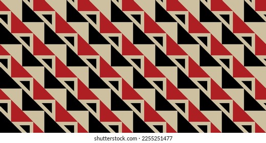 Seamless abstract geometric  pattern. Vector Illustration.