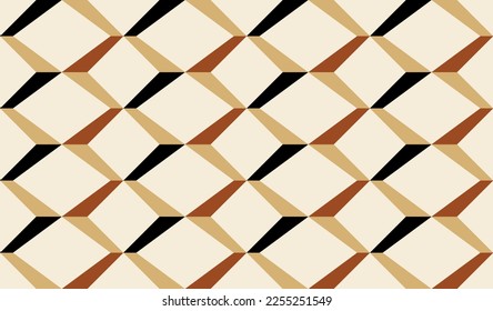 Seamless abstract geometric  pattern. Vector Illustration.