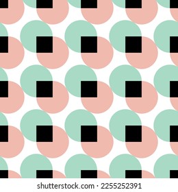 Seamless abstract geometric  pattern. Vector Illustration.