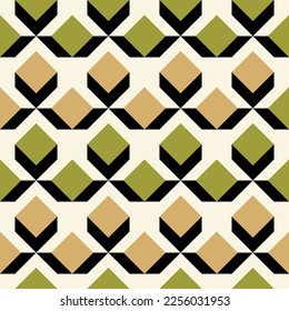 Seamless abstract geometric  pattern. Vector Illustration.