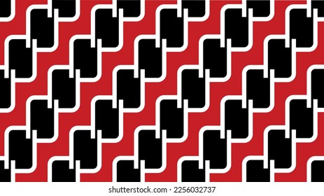 Seamless abstract geometric  pattern. Vector Illustration.