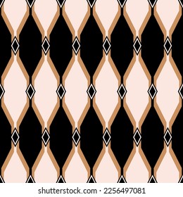 Seamless abstract geometric  pattern. Vector Illustration.