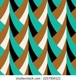 Seamless abstract geometric pattern. Vector Illustration.