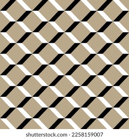 Seamless abstract geometric pattern. Vector Illustration.