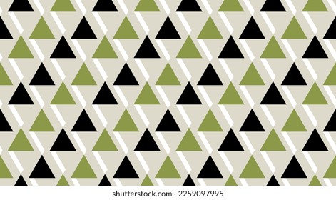 Seamless abstract geometric pattern. Vector Illustration.