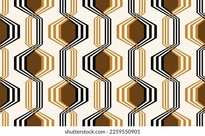 Seamless abstract geometric pattern. Vector Illustration.