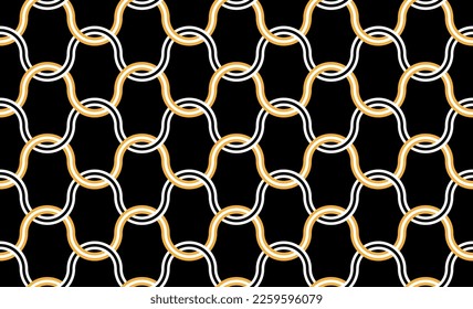 Seamless abstract geometric pattern. Vector Illustration.
