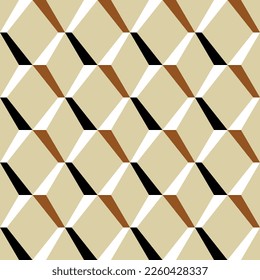 Seamless abstract geometric pattern. Vector Illustration.