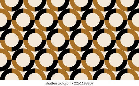 Seamless abstract geometric pattern. Vector Illustration.