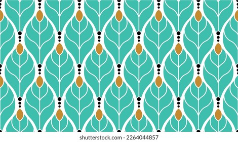 Seamless abstract geometric pattern. Vector Illustration.