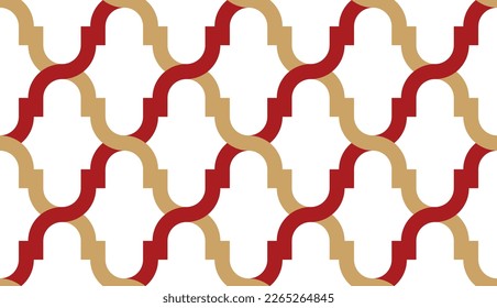 Seamless abstract geometric pattern. Vector Illustration.