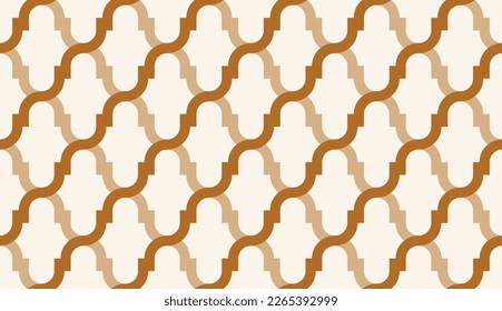 Seamless abstract geometric pattern. Vector Illustration.