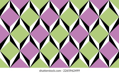 Seamless abstract geometric pattern. Vector Illustration.