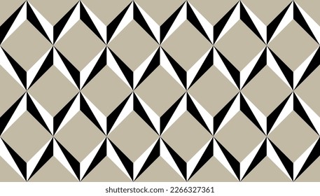 Seamless abstract geometric pattern. Vector Illustration.