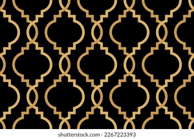 Seamless abstract geometric pattern. Vector Illustration.