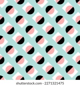 Seamless abstract geometric pattern. Vector Illustration.