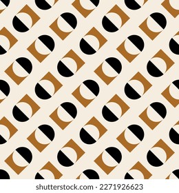 Seamless abstract geometric pattern. Vector Illustration.