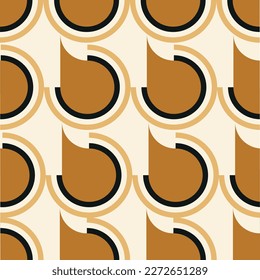 Seamless abstract geometric pattern. Vector Illustration.