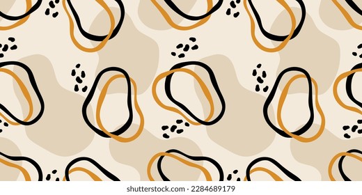 Seamless abstract geometric pattern. Vector Illustration.