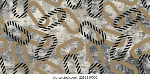 Seamless abstract geometric pattern. Vector Illustration.