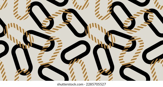 Seamless abstract geometric pattern. Vector Illustration.