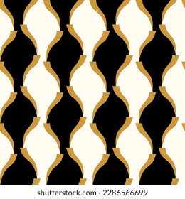 Seamless abstract geometric pattern. Vector Illustration.