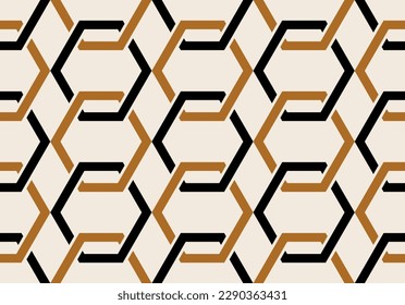 Seamless abstract geometric pattern. Vector Illustration.