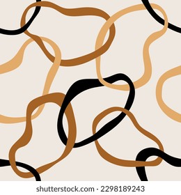 Seamless abstract geometric pattern. Vector Illustration.