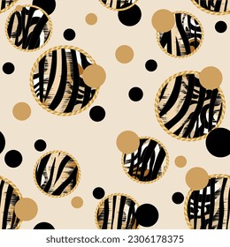 Seamless abstract geometric pattern. Vector Illustration.